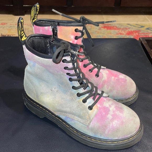 Dr. Martens Other - Dr. Martens Tie Dye Suede 1460J 8-Eye Boots EU 34